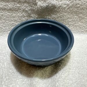 SPOT Cat Bowl 5" Textured Ceramic Blue Textured Fish Water Food
